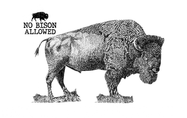 Garand Thumb Become UnGovernable Bison Golf Towel