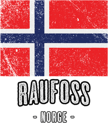 City Of Raufoss Norway No Norwegian Flag Merch Graphic Toddler Long Sleeve