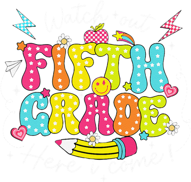 Back To School Watch Out Fifth Grade Here I Come Pencil Women's T-Shirt