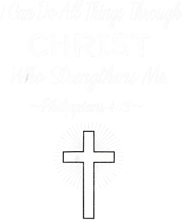Christian  Bible Verse Jesus I Can Do All Things Christ Polo