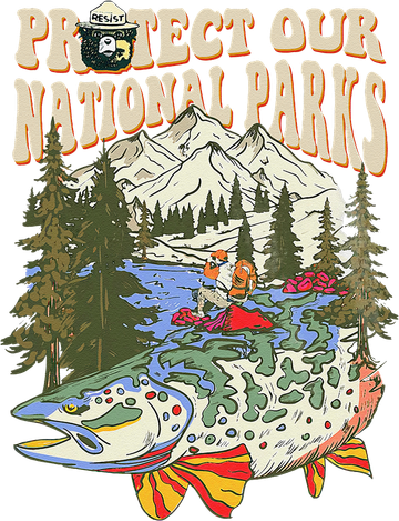 Protect Our National Parks Defund Bear Parks Not Profits Women's Sweatshirt