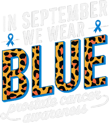 Boho Leopard September Wear Blue Prostate Cancer Awareness Toddler Hoodie