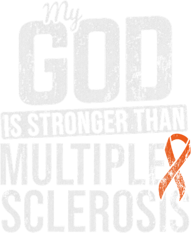 God Stronger Multiple Sclerosis Ms Awareness Orange Ribbon Women's Hoodie