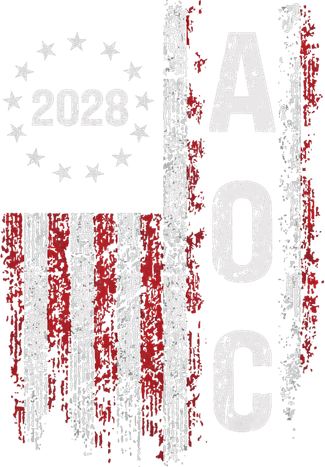 AOC Alexandria Ocasio Cortez 2028 For President Election Toddler Hoodie