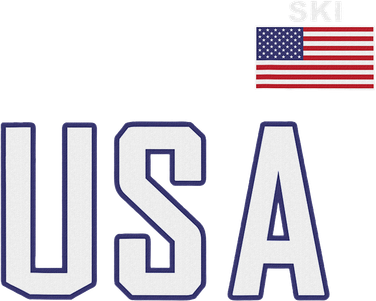 Usa Flag Skiing Team Cool Ski Equipment For Skier Men Women Backpack