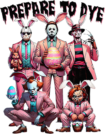 Bunny Easter Horror Dyeing Eggs Hat