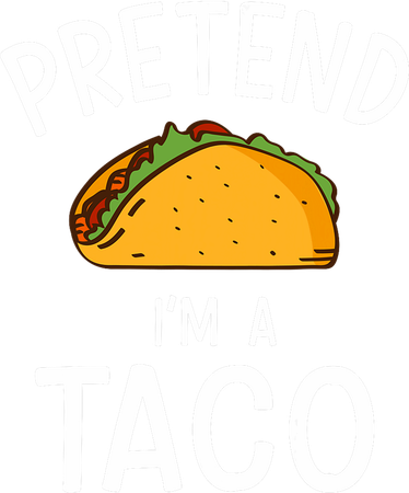 Pretend Im A Taco Easy Lazy Costume For Halloween Party Toddler Long Sleeve