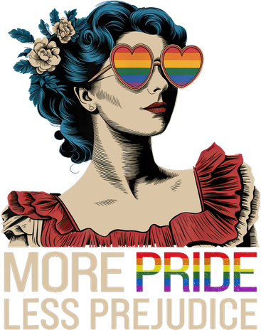 More Pride Less Prejudice Pride Month LGBTQ  Kids Hoodie