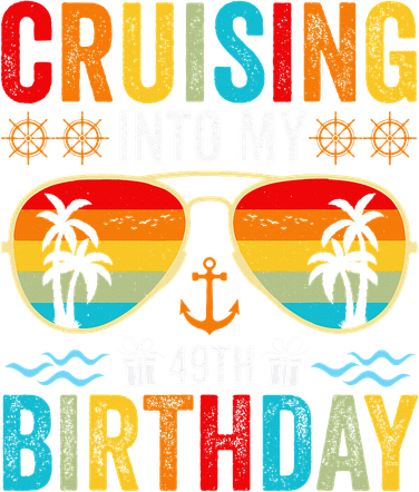 Cruising Into My 49th Birthday Family Cruise 49 Birthday 11oz C Handle Ceramic Mug