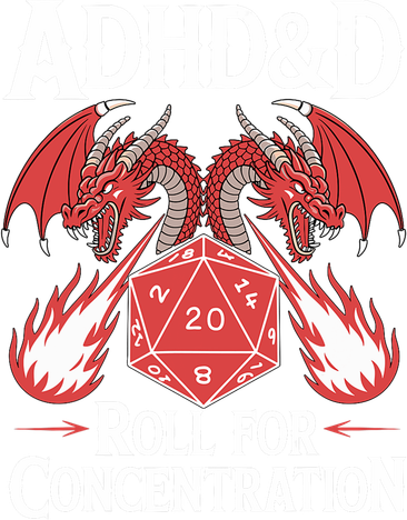 Adhd&d Adhd Roll For Concentration Toddler Hoodie
