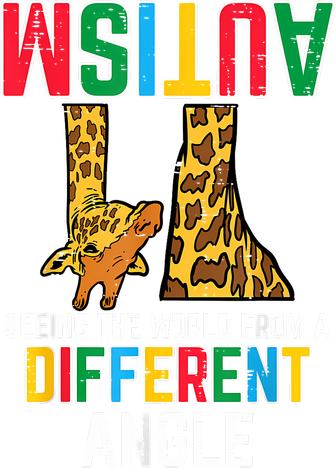 Giraffe Autism Seeing World Different Angle Awareness  Polo