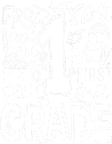 Typography 1st Grade Team Student Teacher Mousepad