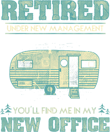 Retirement Funny Camping Rv Caravan Gift Retiree New Office Women's T-Shirt