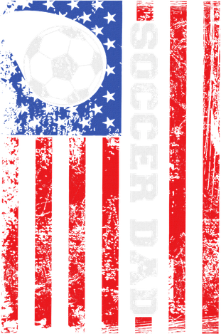Soccer Dad Usa Flag All American Fathers Backpack
