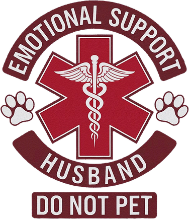 Emotional Support Husband Do Not Pet Kids Hoodie
