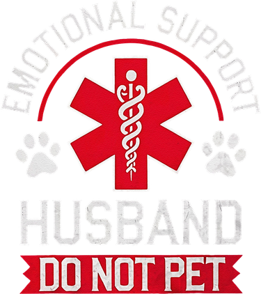 Emotional Support Husband Do Not Pet Kids Sweatshirt