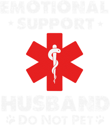Emotional Support Husband Do Not Pet Toddler Hoodie