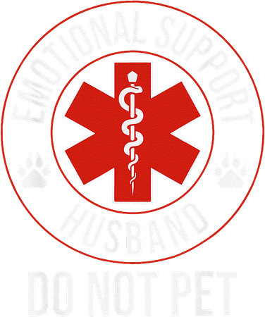 Do Not Pet Emotional Support Husband Humor Tumbler