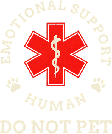 Emotional Support Husband Do Not Pet Kids Sweatshirt