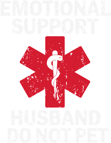 Funny Do Not Pet Emotional Support Husband Toddler Hoodie
