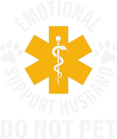 Emotional Support Husband Do Not Pet Toddler T-Shirt