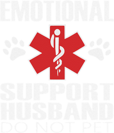 Emotional Support Husband Do Not Pet Kids Sweatshirt