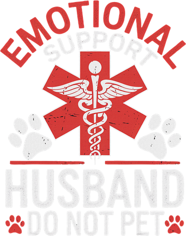 Emotional Support Husband Do Not Pet Funny Kids Hoodie