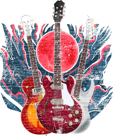 Electric Guitar Musical Instrut Guitarist Guitar Funny Gift Toddler Long Sleeve
