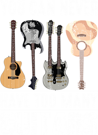Funny Acoustic Guitarist Musical Instrut Electric Guitar Gift Toddler Long Sleeve