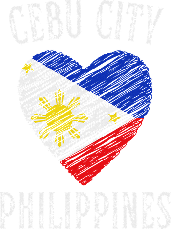 Philippines Flag Heart Cebu City City Toddler Hoodie