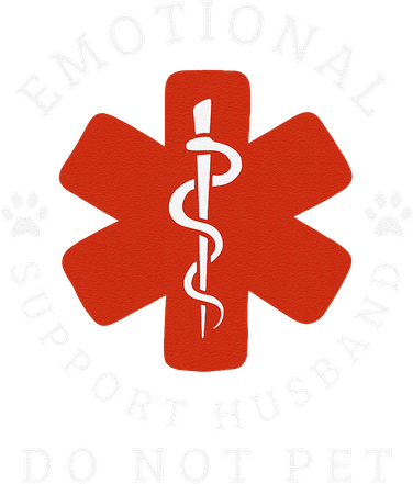 Do Not Pet Emotional Support Husband Funny Backpack