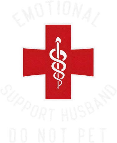 Emotional Support Husband Do Not Pet Funny Tumbler