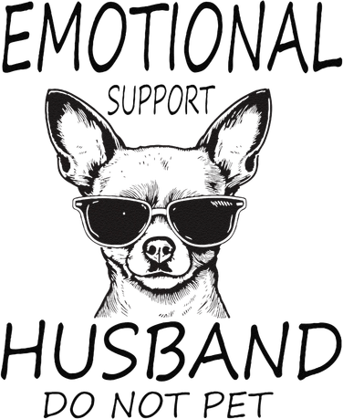 Do Not Pet Emotional Husband Support Funny Chihuahua Dog Tumbler