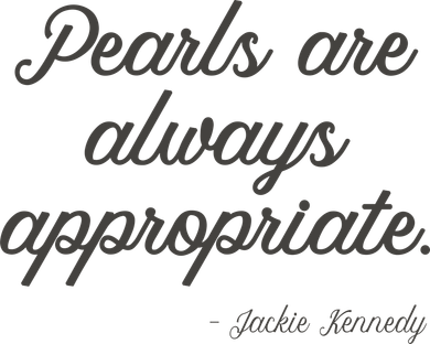 Pearls Are Always Appropriate Jackie Kennedy Women's Hoodie