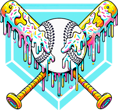 Baseball Drip For Ice Cream Drip Yout.h Baseball Doggie Tank