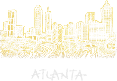 Atlanta Georgia Atl Peach State Skyline Panorama Backpack