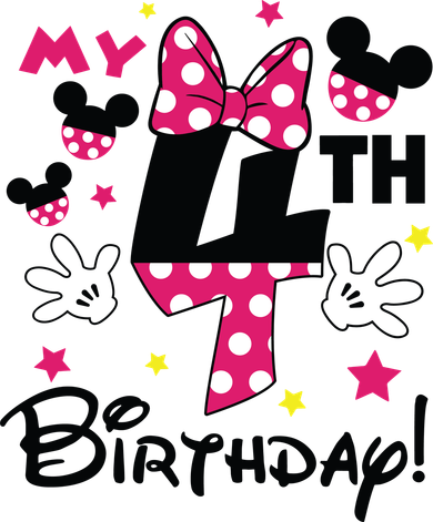 My 4th Birthday Funny Birthday Party Girl Women's Long Sleeve Shirt