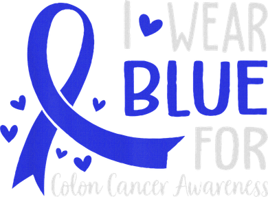 In March We Wear Blue For Colon Cancer Awareness Women's Long Sleeve Shirt