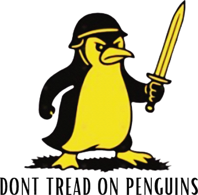 Dont Tread On Penguins Women's Hoodie