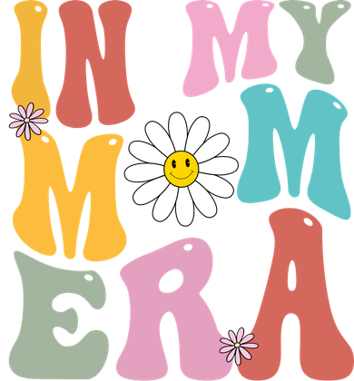 In My Mom Era Retro Mothers Day Gift Women's T-Shirt