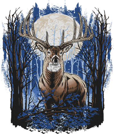 Hunters Deer Hunting Big Whitetail Buck Toddler T-Shirt