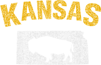 Distressed Kansas State And Buffalo Bison Doggie Tank