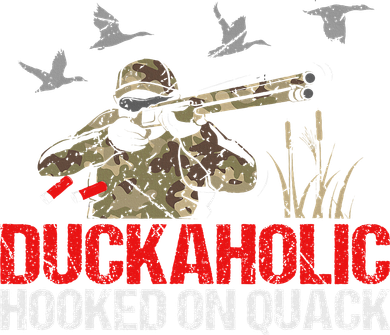 Duckoholic Hooked On Quack Funny Duck Hunting Hunter Gift Hat