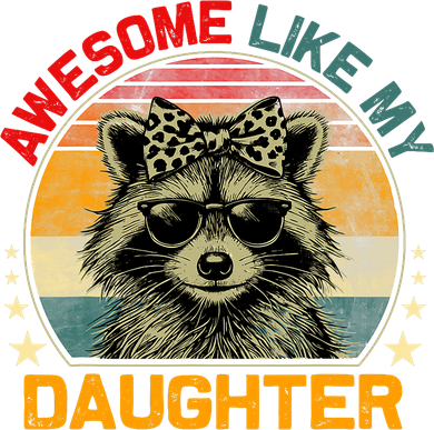 Awesome Like My Daughter Retro Funny Father's Day Dad  Beanie