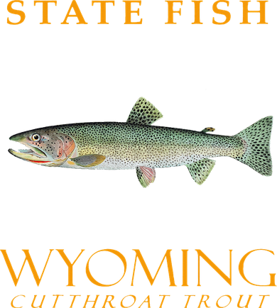 Wyoming Territory Fish The Cutthroat Trout Women's Dry Zone Grid Polo