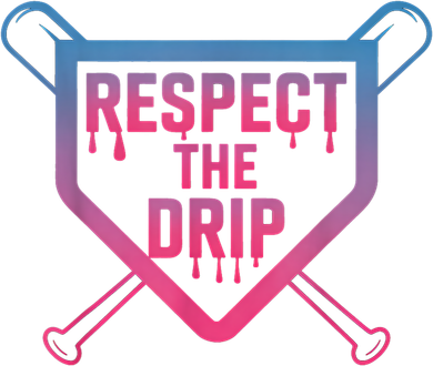 Baseball Respect The Drip Home Plate Drip Ice Cream Toddler T-Shirt