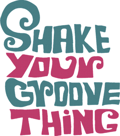 Lyriclyfe Shake Your Groove Thing Golf Towel
