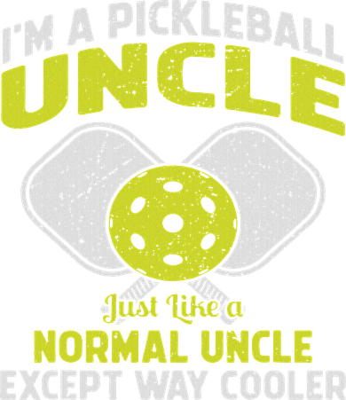 Pickleball Uncle Funny Pickleball Player Gift For Him Toddler Hoodie