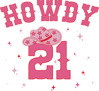 Groovy Howdy 21 Funny Retro Cowgirl Awesome 21st Birthday Toddler Hoodie