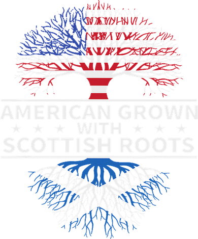 American Grown Scottish Roots Scotland Gift Doggie Tank